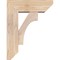 Ekena Millwork Westlake Slat Smooth Bracket w/ Offset Brace, Douglas Fir, 5 1/2"W x 14"D x 18"H BKT0604X14X18WTL06SDF - alternate 3